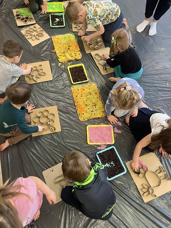 Zajęcia sensoryczne w&nbsp;grupie Jeżyków